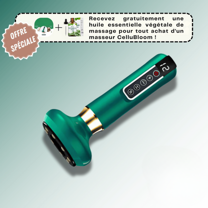 CelluBloom : Masseur Anti-Cellulite + Huile Offerte